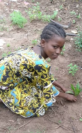 Kindu Journée nationale de Arbre 2024 fille