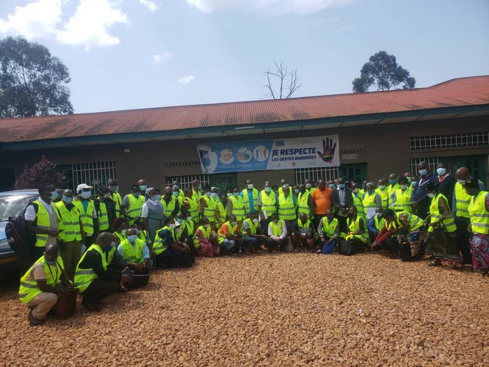 Nord-Kivu : soutien d'AFRICA CDC à Caritas pour le déploiement de 200 RECO contre la Covid19 à Butembo