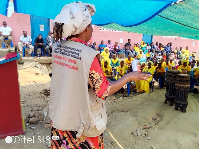Kongo Central : le BDOM Boma en appui aux Centres de Santé pour la sensibilisation et récupération des enfants en conflit avec le calendrier vaccinal