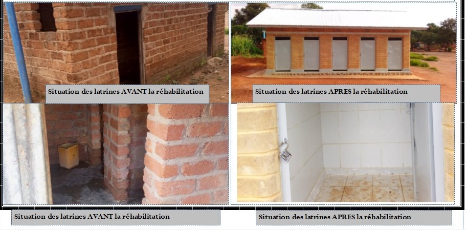 Haut-Katanga : les blocs sanitaires construits par Caritas-Développement Lubumbashi soulagent les malades du Centre de Santé St Hubert 