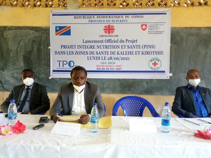 Sud-Kivu : face à 63% de malnutrition chronique dans la Zone de Santé de Kalehe, Caritas Congo et la Coopération Suisse apportent une solution intégrée Nutrition-Santé