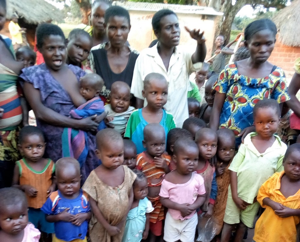 Des enfants et femmes malnutris dans le Diocèse de Luiza (Photo d'archives)