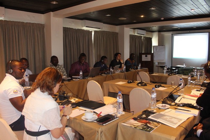 vue des participants lors de l'échange à Beira