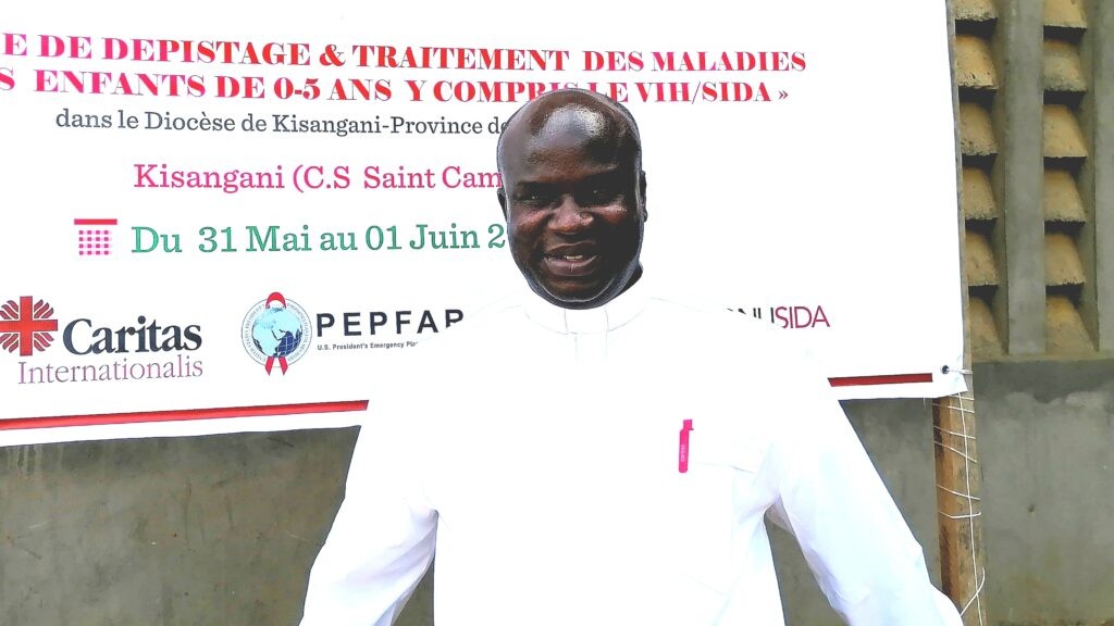 Abbé Eric Abedilembe, 1er Sec. Ex. adj Caritas Congo Asbl