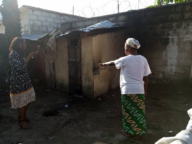 Mme Rosette voyant les conditions d'hébergement des enfants 