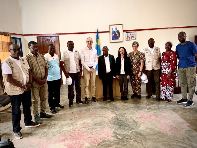 La Délégation conjointe Norvège-Caritas chez l’Admin. Terr. de Kasangulu