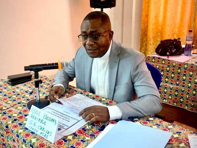 Abbé Edouard Makimba, SE Caritas Congo Asbl