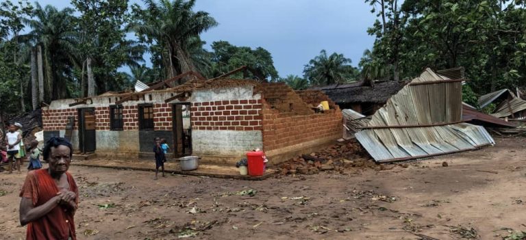 Mbandaka tempete à Bikoro1