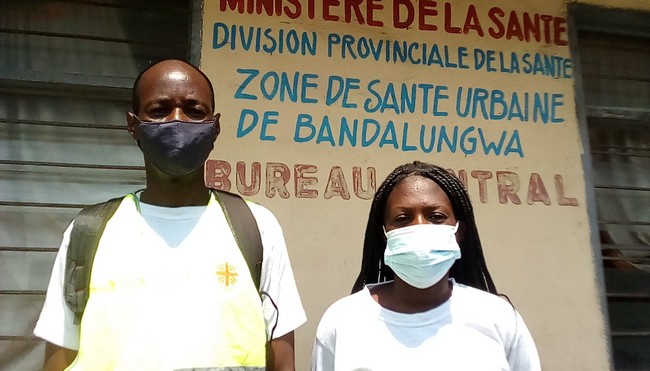 Deux des RECO de la ZS de Bandalungwa plaidant pour leur statut