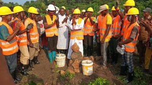 Basankusu lancement des travaux école primaire