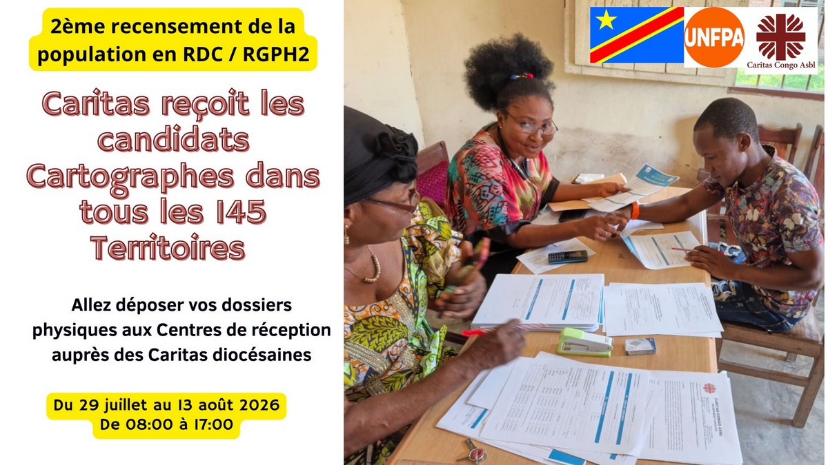 Dépot des candidatures des Cartographes à la Caritas
